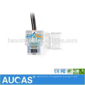 RJ11 teléfono de voz 6p4c módulo / systimax 4 pines conector macho hembra jack